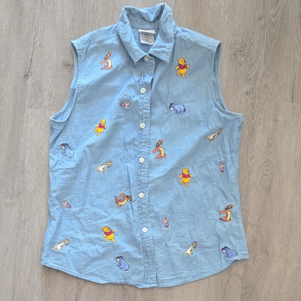 90s Vintage Disney Denim Vest